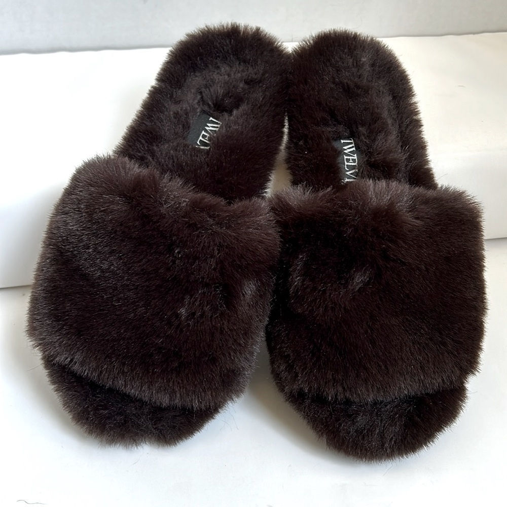 TWELVE BY TWELVE made by TWELVE backless shoes size 7 NWTS